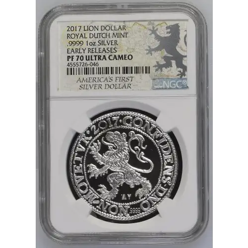 2017 1oz LION DOLLAR - .9999 EARLY RELEASES ULTRA CAMEO (2)