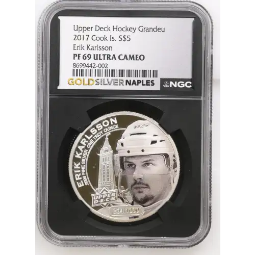 2017 Erik Karlsson Upper Deck Hockey Grandeu ULTRA CAMEO (2)