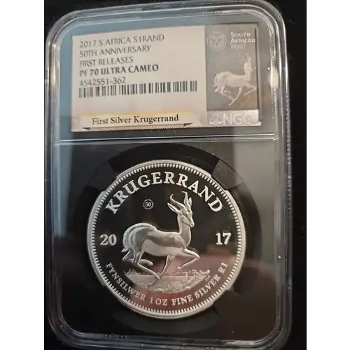 2017 KRUGERRAND 50TH ANNIV. FIRST RELEASES