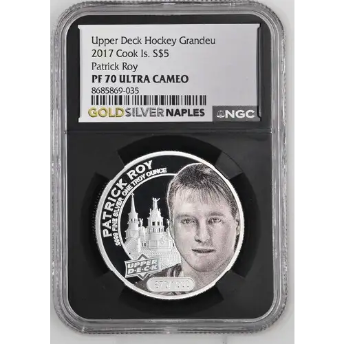 2017 Upper Deck Hockey Grandeur - Patrick Roy PF 70 UC