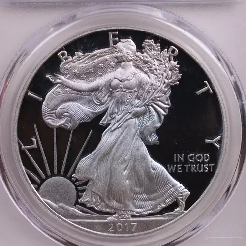 2017-W $1 Silver Eagle Ashley Reagan, DCAM