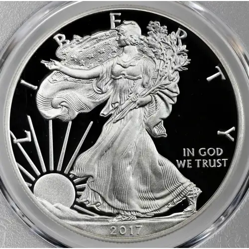 2017-W $1 Silver Eagle First Day of Issue 1 of 1000, DCAM