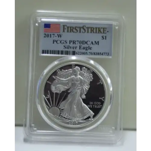 2017-W $1 Silver Eagle First Strike, DCAM