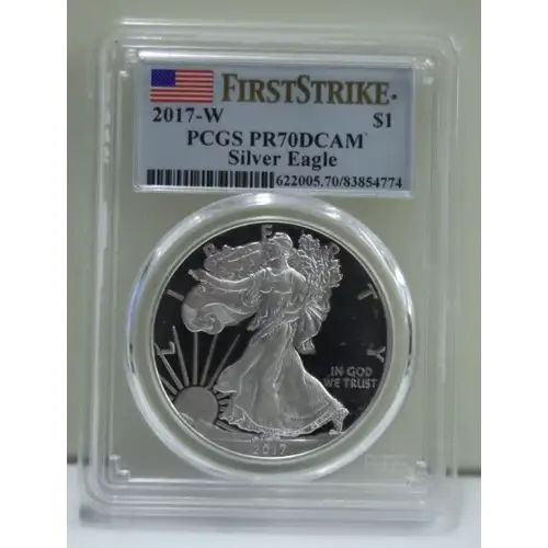 2017-W $1 Silver Eagle First Strike, DCAM