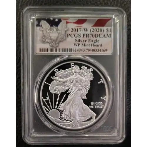 2017-W (2020) $1 Silver Eagle WP Mint Hoard #194, DCAM