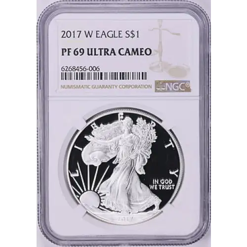 2017 W SILVER EAGLE PF69UC NGC [B-8]