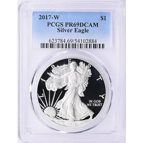 2017 W SILVER EAGLE PR69DCAM PCGS
[B-8]