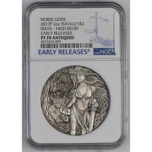 2017P 2oz FREYA - HIGH RELIEF EARLY RELEASES NORSE GODS (2)