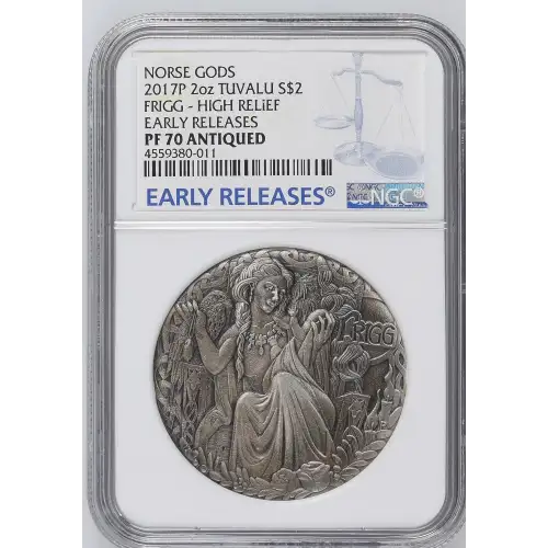 2017P 2oz FRIGG - HIGH RELIEF EARLY RELEASES NORSE GODS (2)