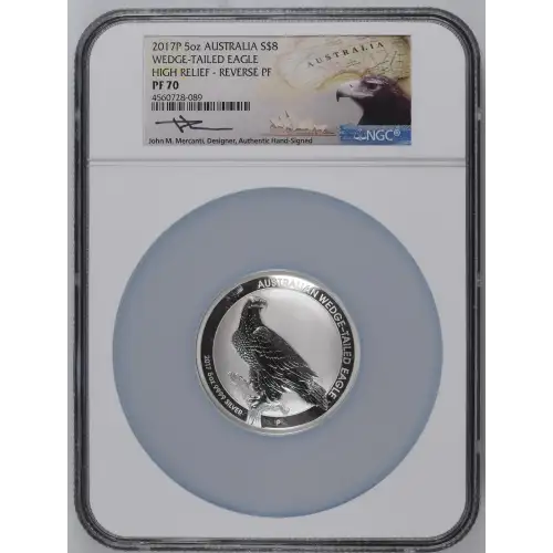 2017P 5oz Wedge-Tailed Eagle High Relief (2)