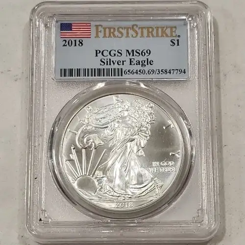 2018 $1 Silver Eagle First Strike