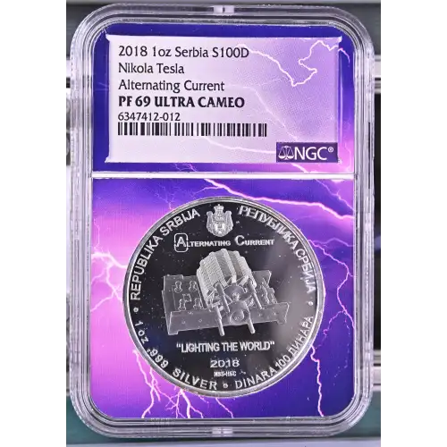 2018 1oz Nikola Tesla Alternating Current ULTRA CAMEO (2)