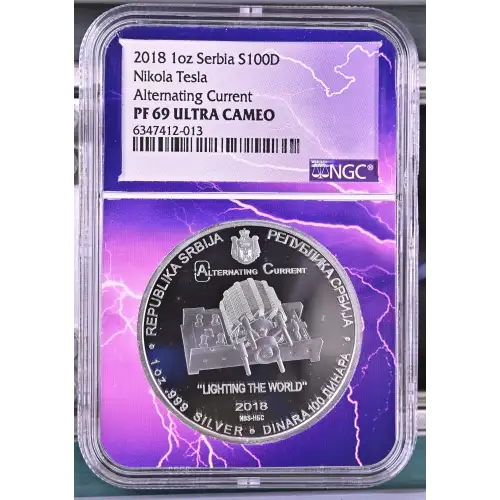 2018 1oz Nikola Tesla Alternating Current ULTRA CAMEO (2)