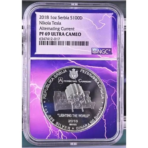 2018 1oz Nikola Tesla Alternating Current ULTRA CAMEO (2)