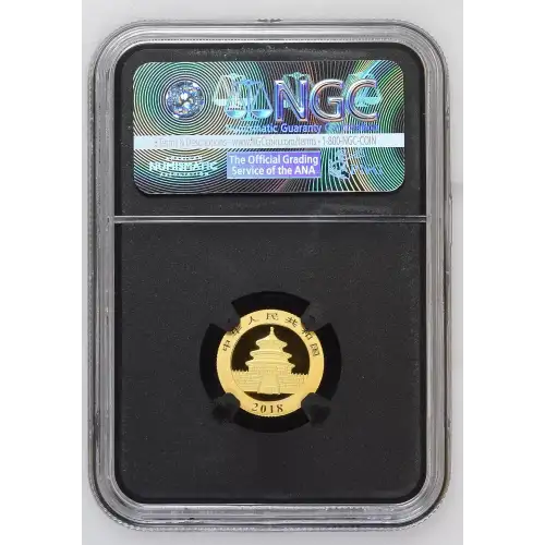 2018 First Day of Issue Five Coin Gold Panda Set (3)