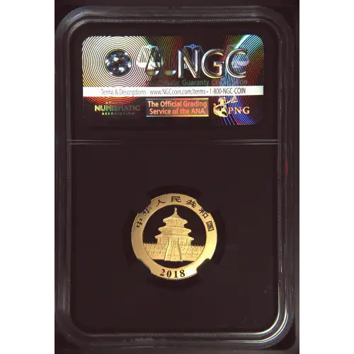 2018 First Day of Issue Five Coin Gold Panda Set (3)