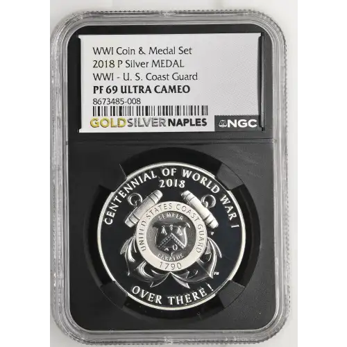 2018 P WWI - U. S. Coast Guard WWI Coin & Medal Set ULTRA CAMEO (2)