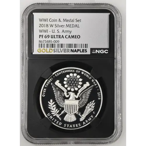 2018 W WWI - U. S. Army WWI Coin & Medal Set ULTRA CAMEO (2)