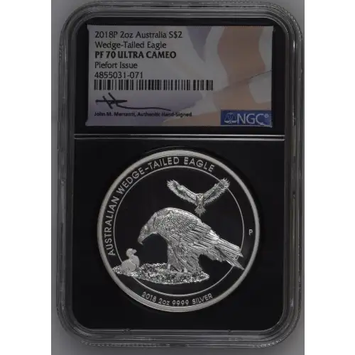 2018P 2oz Wedge-Tailed Eagle ULTRA CAMEO (2)