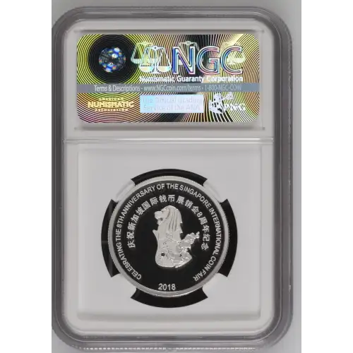 2018S Singapore Int'l Coin Fair Official Panda Issue ULTRA CAMEO (3)