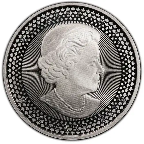 2019 $5 Maple Leaf Silver Modified PR Pride of Two Nations, U.S. Set First Strike