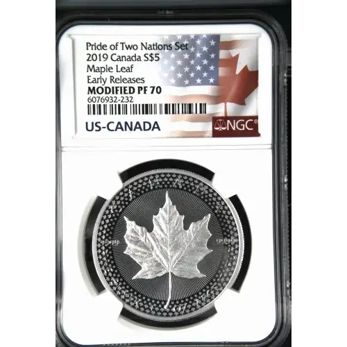 2019 Maple Leaf Early Releases Pride of Two Nations Set (2)