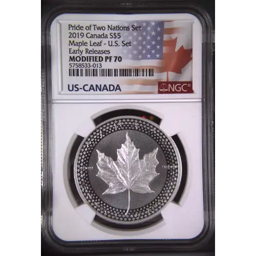 2019 Maple Leaf - U.S. Set Early Releases Pride of Two Nations Set (2)