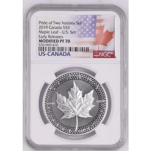 2019 Maple Leaf - U.S. Set Early Releases Pride of Two Nations Set (2)