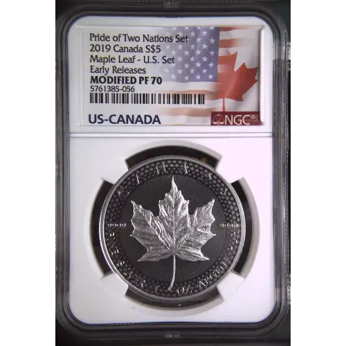 2019 Maple Leaf - U.S. Set Early Releases Pride of Two Nations Set (2)