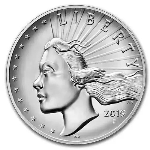 2019 P 2.5 oz Silver Medal .999 Fine FR Sp 69