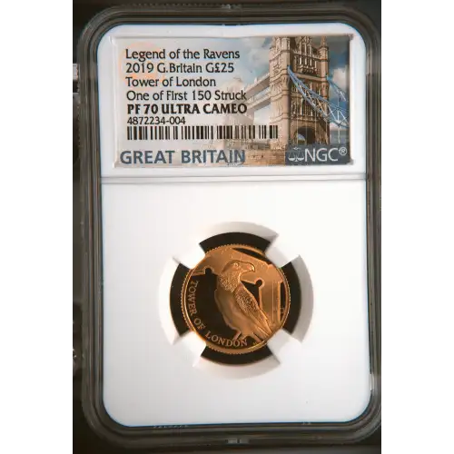 2019 Tower of London One of First 150 Struck Legend of the Ravens ULTRA CAMEO (2)