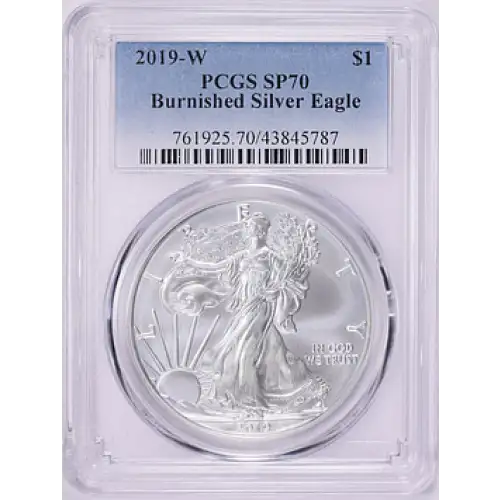 2019-W $1 Burnished Silver Eagle