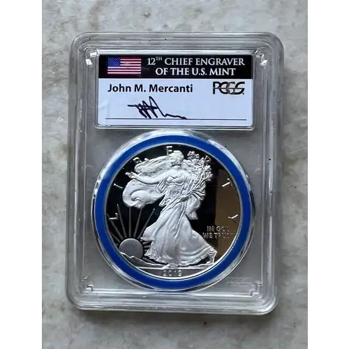 2019-W $1 Silver Eagle Congratulations Set FDI MES Mercanti Denver Denver, DCAM