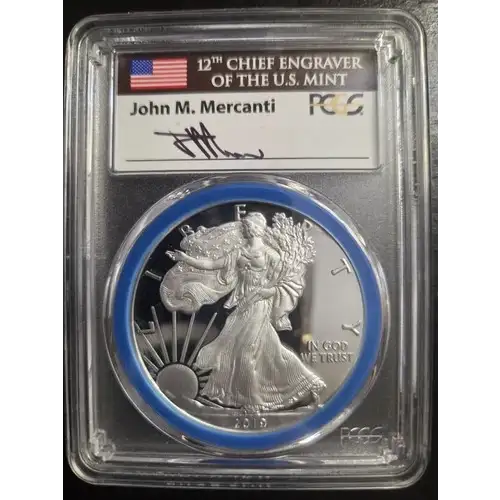 2019-W $1 Silver Eagle Congratulations Set FDI MES Mercanti Philly Philadelphia, DCAM