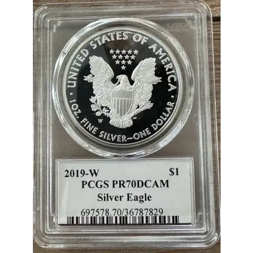 2019-W $1 Silver Eagle, DCAM