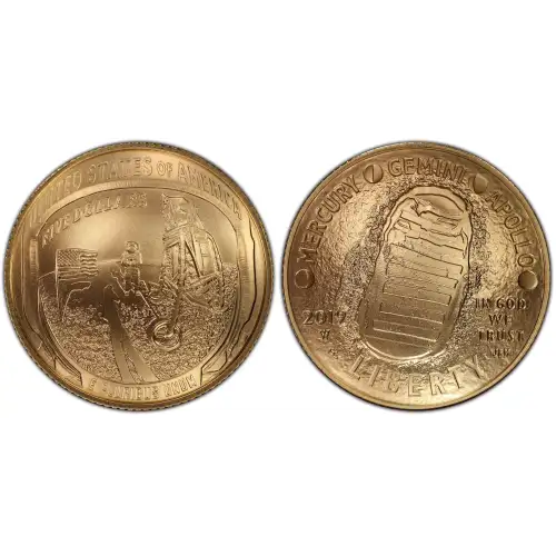 2019-W $5 Apollo 11 50th Anniversary First Day of Issue Earth Rising AMF (2)