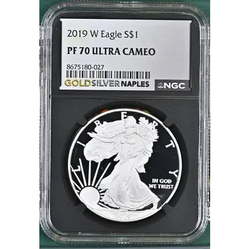 2019 W Eagle S$1 PF 70 ULTRA CAMEO