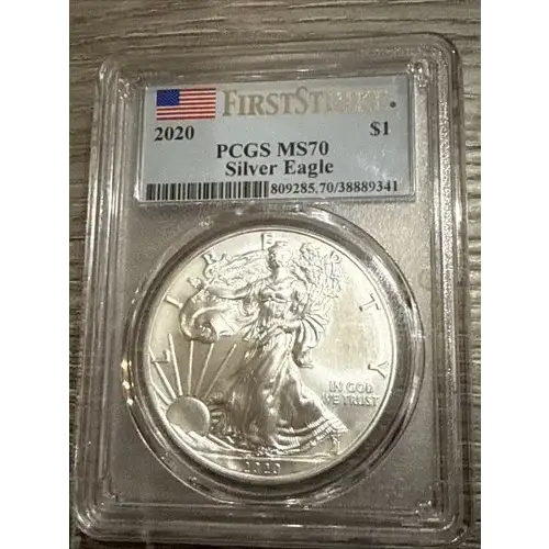 2020 $1 Silver Eagle First Strike