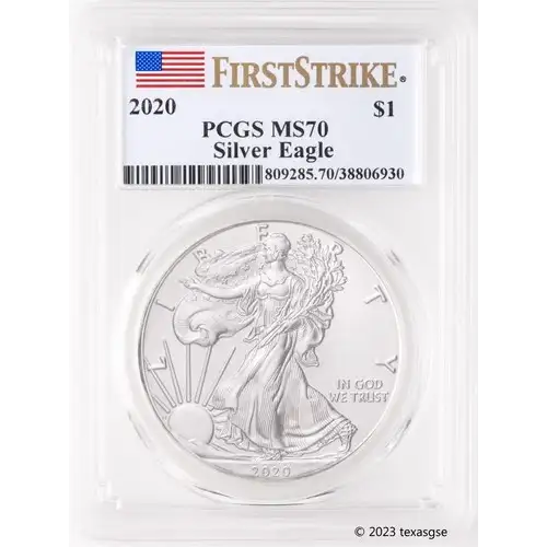 2020 $1 Silver Eagle First Strike