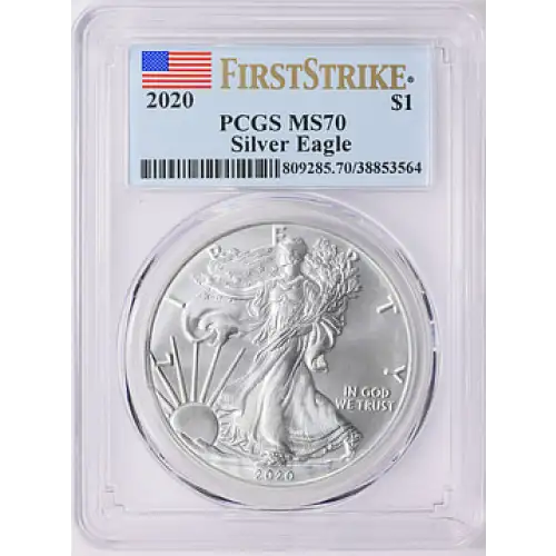 2020 $1 Silver Eagle First Strike