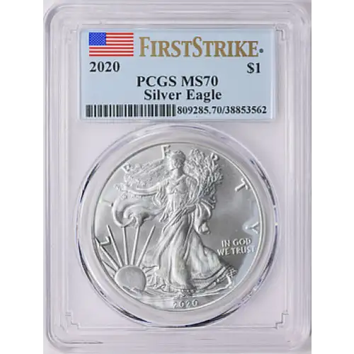 2020 $1 Silver Eagle First Strike