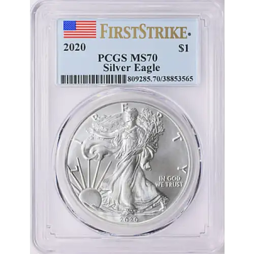 2020 $1 Silver Eagle First Strike