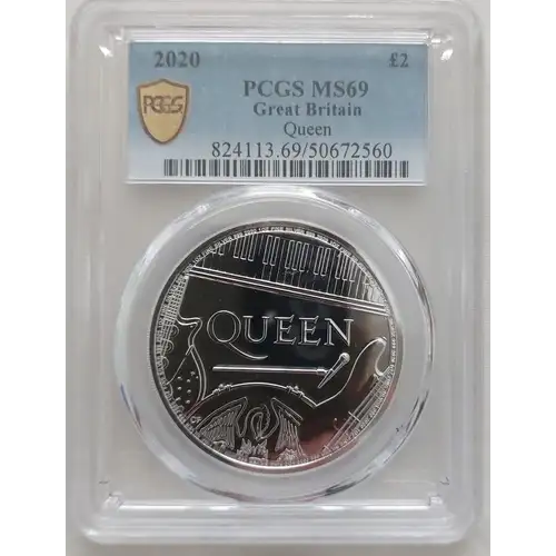 2020 £10 Queen Ag 5oz, DCAM