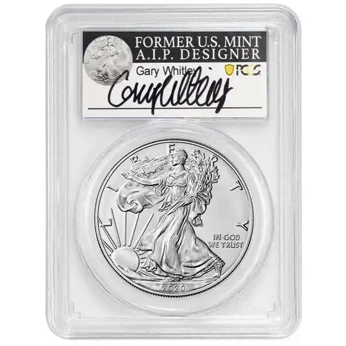 2020-(P) $1 Silver Eagle - Emergency Issue Struck at Philadelphia FDI Gary Whitley