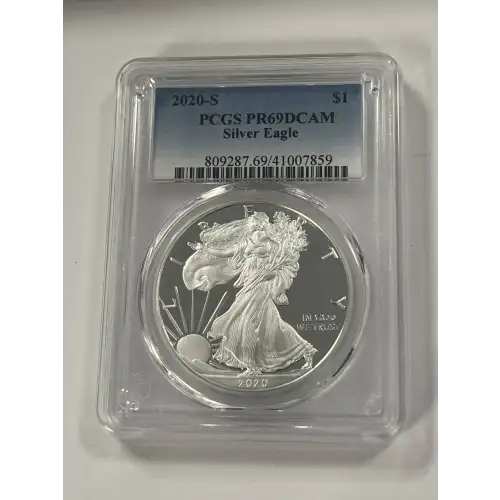 2020-S $1 Silver Eagle, DCAM