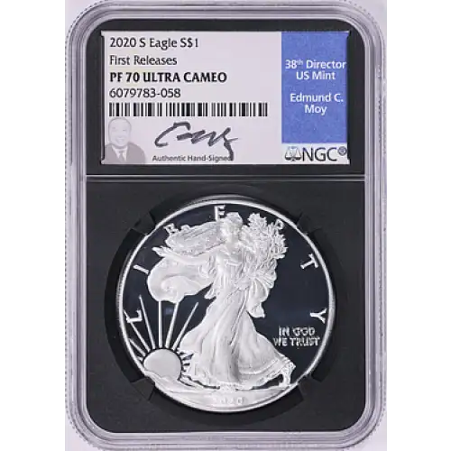 2020 S Eagle $1 PF70UC NGC