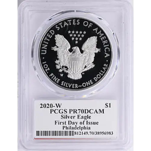 2020-W $1 Silver Eagle First Day of Issue Philadelphia John Dannreuther Philadelphia, DCAM (2)