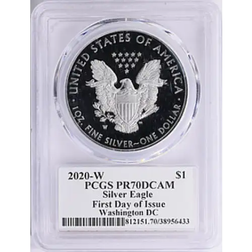 2020-W $1 Silver Eagle First Day of Issue Washington DC John Dannreuther Washington DC, DCAM (2)