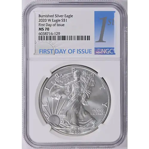 2020 W Burnished Eagle S$1 MS70 (2)
