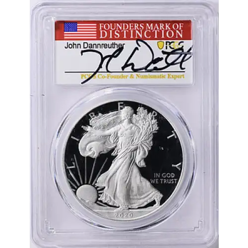 2020 W SILVER EAGLE PR70DCAM PCGS 
[B-9] (2)